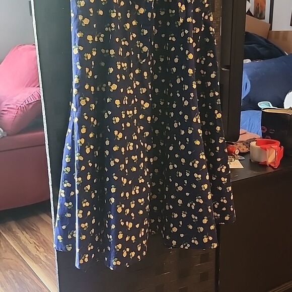 Heart Of Haute Floral Navy Dress Size S NWT - Picture 9 of 9